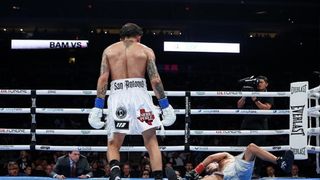 Bam Rodriguez stops Vargas in six to become three-division champion taken at Desert Diamond Arena (Boxing). Photo by DAZN