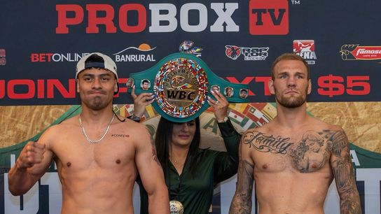 Lester Martinez defends undefeated record and interim title on Saturday against Luka Plantic's power taken at Galen Center (Boxing)