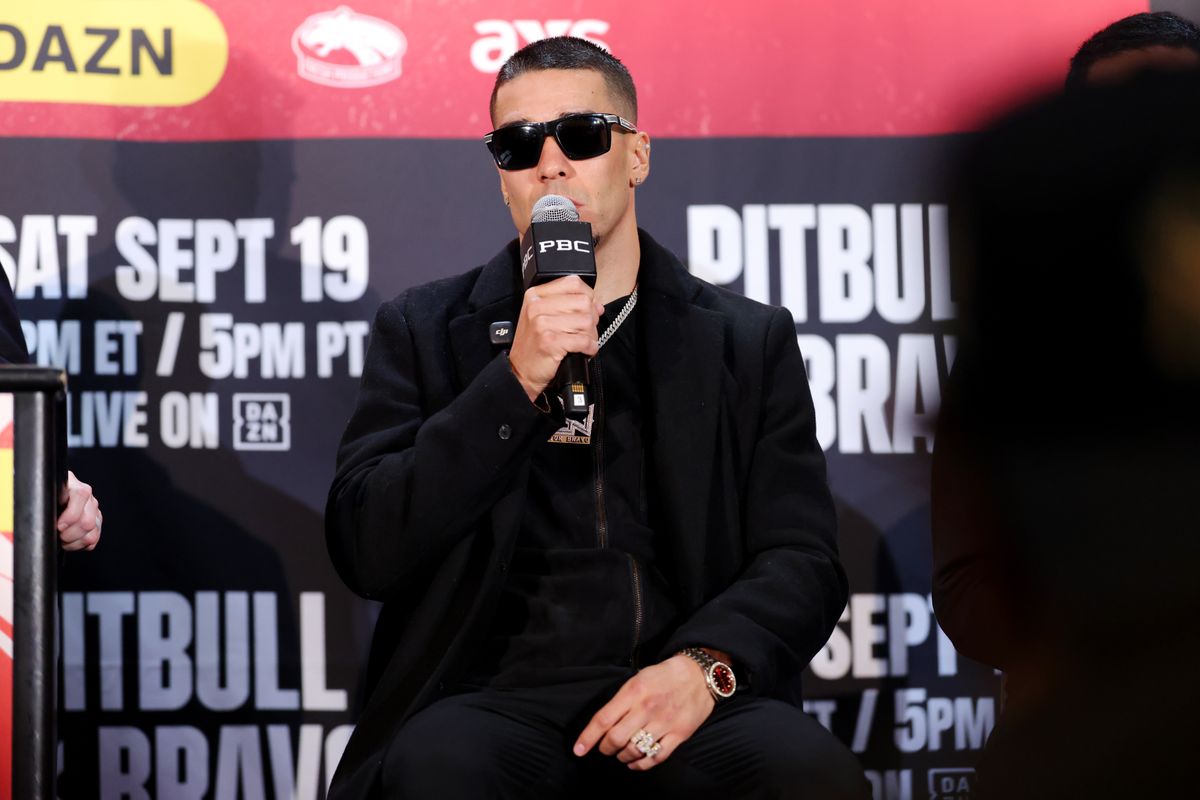 Nestor Bravo speaks at Thursday's final press conference in San Diego. Nestor Bravo speaks at Thursday's final press conference in San Diego.
