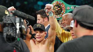 Pitbull Cruz defends his interim title against a taller, harder-hitting Bravo taken at Pechanga Arena (Boxing). Photo by Stephen R. Sylvanie-IMAGN IMAGES via Reuters Connect