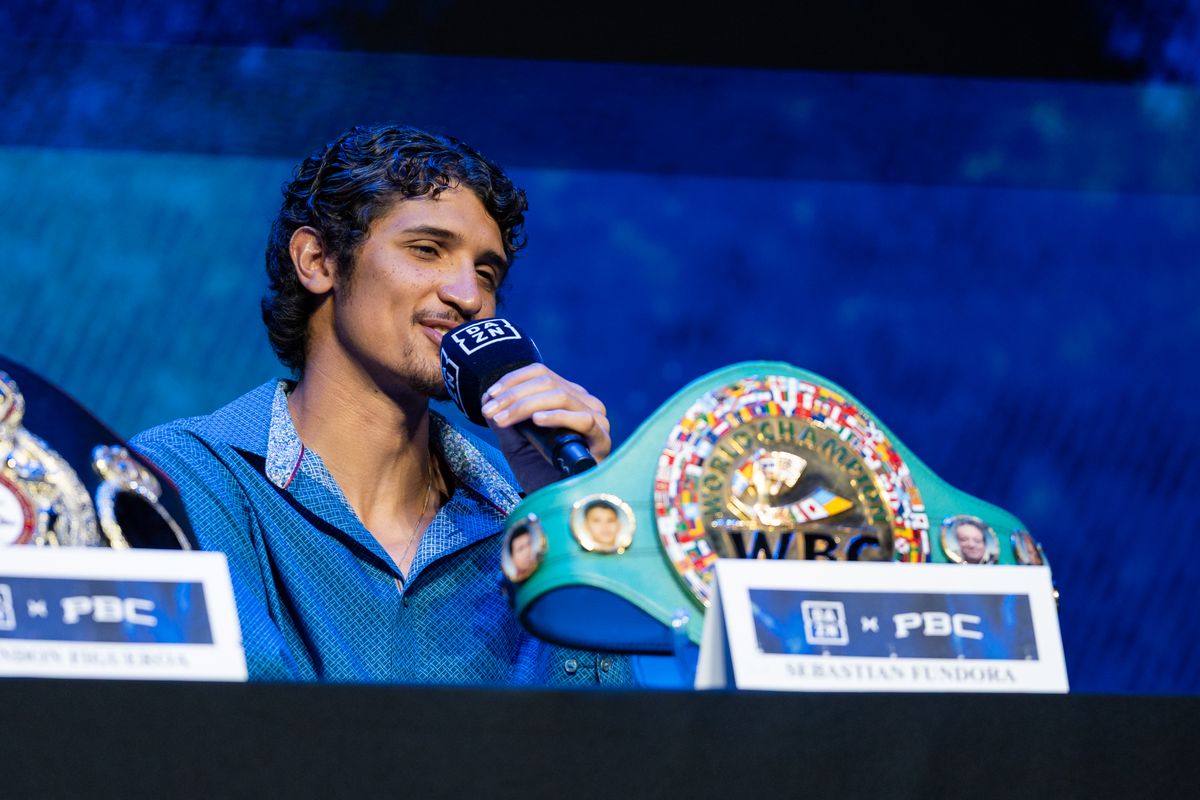 WBC super welterweight champion Sebastian Fundora speaks on the significance of this new partnership deal between PBC and DAZN moving forward WBC super welterweight champion Sebastian Fundora speaks on the significance of this new partnership deal between PBC and DAZN moving forward
