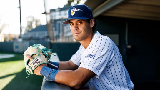 TST Images: Portrait Session with Nick Dumesnil taken at James W. Totman Stadium (california baptist). Photo by Ric Tapia - The Sporting Tribune