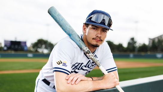 Colin Yeaman poses for a photo at Cicerone Field at Anteater Ballpark on May 7, 2025 in Irvine, California. Colin Yeaman poses for a photo at Cicerone Field at Anteater Ballpark on May 7, 2025 in Irvine, California.