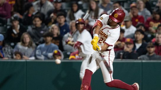 USC's quiet offense paves way for Long Beach State upset taken Bohl Diamond at Blair Field (USC)