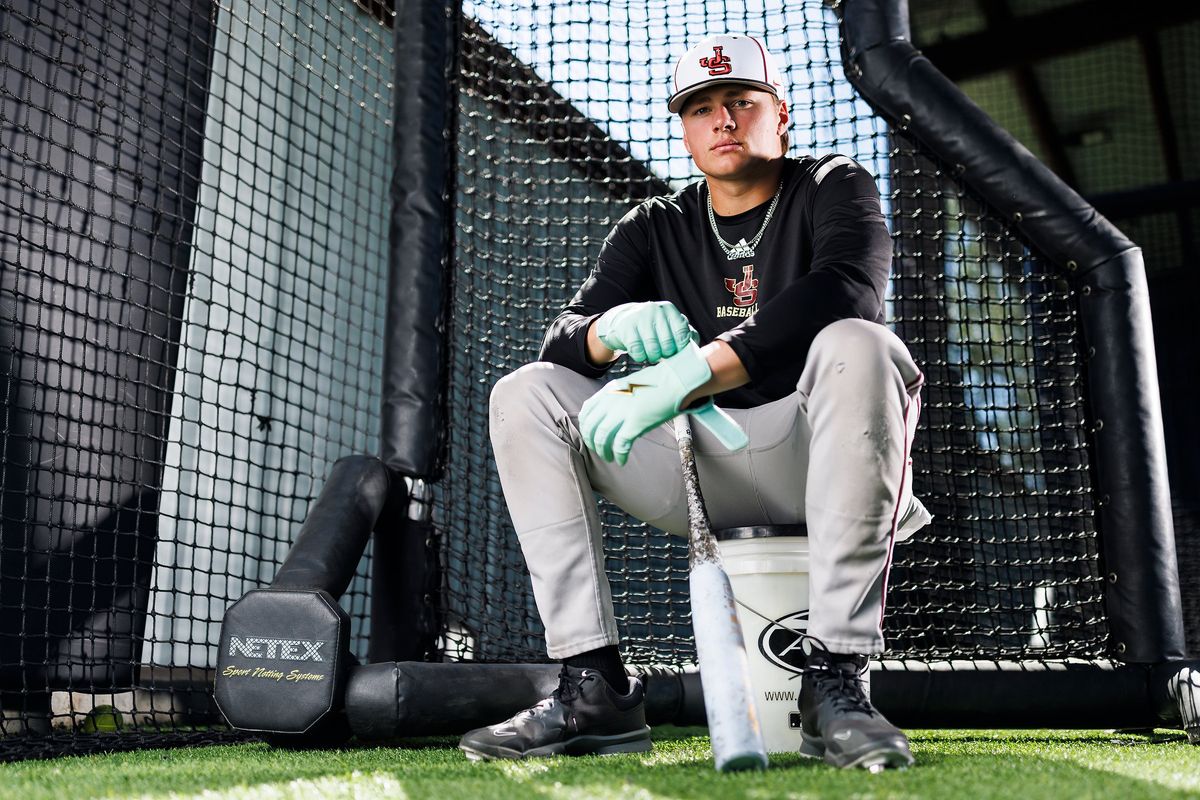 Blake Bowen #18 of JSerra Catholic High School poses for a portrait at JSerra Catholic High School on March 26, 2026 in San Juan Capistrano, California. Blake Bowen #18 of JSerra Catholic High School poses for a portrait at JSerra Catholic High School on March 26, 2026 in San Juan Capistrano, California.