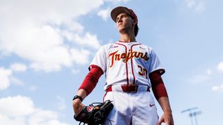 TST Images: Portrait Session with Mason Edwards taken at Dedeaux Field (USC Trojans). Photo by Ric Tapia - The Sporting Tribune