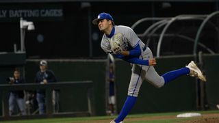 Working and Winning: How Jackson Flora rose to be the best pitching prospect in the 2026 Draft taken in Los Angeles (NCAA Baseball). Photo by Jack Haslett - The Sporting Tribune