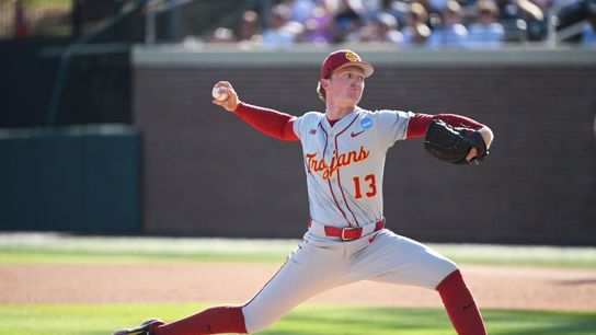 USC Stuns No. 5 North Carolina Behind Bullpen Effort taken Boshamer Stadium (USC). Photo by © Zachary Taft-Imagn Images