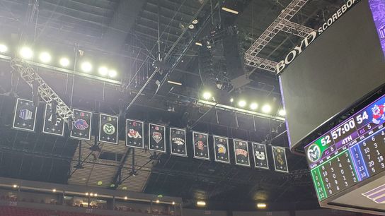 TST at the MWT: Semis set with UNLV-SDSU, Wyoming-Fresno State up next taken at Thomas & Mack Center (MW Tournament '25)