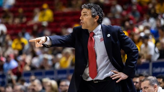 UNLV returns to 'Hardway Eight' mode in 89-77 exhibition loss to BYU taken At Thomas & Mack Center (UNLV). Photo by DJ Cabanlong - The Sporting Tribune 