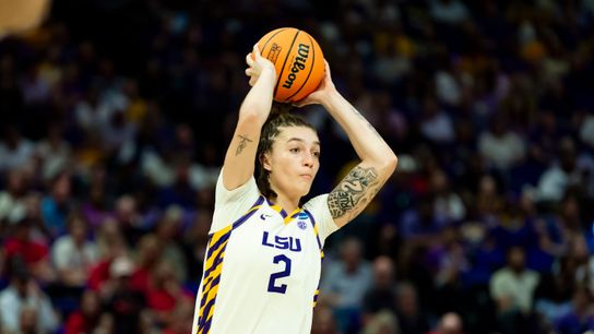 LSU's Grace Knox brings Las Vegas roots and Southern Cal success to Sweet 16 (LSU Tigers). Photo by SCOTT CLAUSE / USATODAY Network / USA TODAY NETWORK via Imagn Images