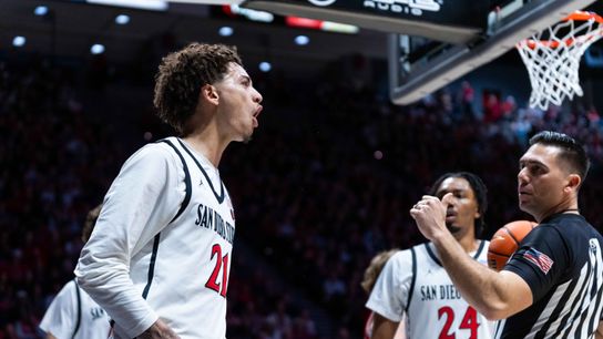 TST Images: San Diego State beats New Mexico, 83-79, at Viejas Arena  taken at Viejas Arena (San Diego State Aztecs)