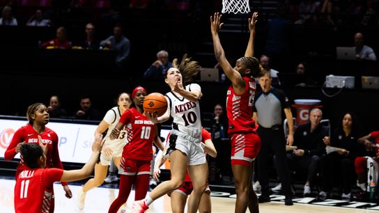 Aztecs ride big games by Martinez, Panganiban to OT road win at UNLV taken at Cox Pavilion (San Diego State Aztecs)