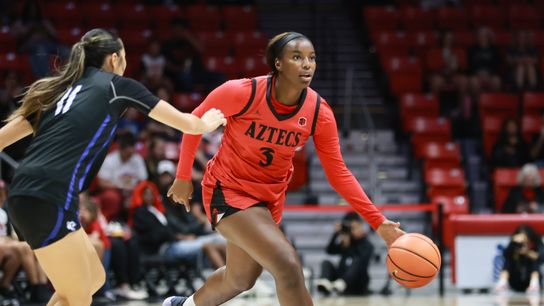 SDSU women explode on offense in home opener win vs Cal State San Marcos taken at Viejas Arena (San Diego State Aztecs)