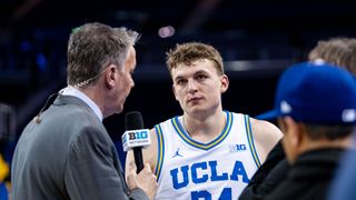 Tyler Bilodeau elevating his game in senior season taken at Pauley Pavilion (UCLA). Photo by Jordan Carroll - The Sporting Tribune