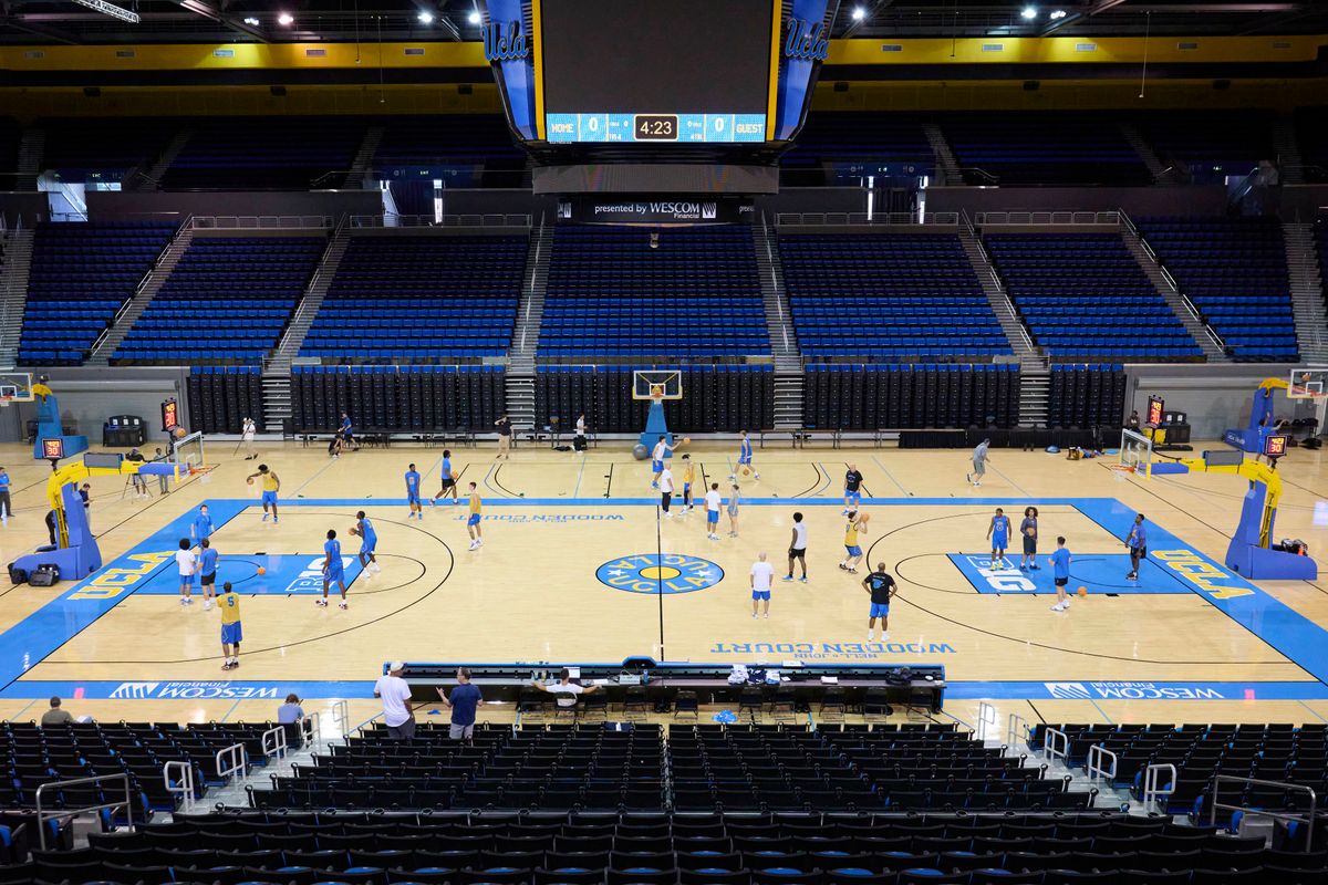 UCLA Mens Basketball team, practices during media day at Pauley Pavilion, Tuesday, Oct. 6th, 2026, in Los Angeles. UCLA Mens Basketball team, practices during media day at Pauley Pavilion, Tuesday, Oct. 6th, 2026, in Los Angeles.