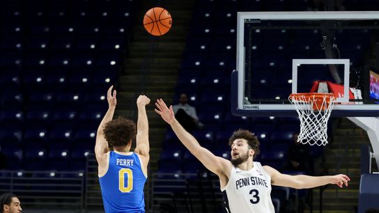 Big nights from Tyler Bilodeau, Trent Perry push UCLA past Penn State taken at Bryce Jordan Center (UCLA Bruins)