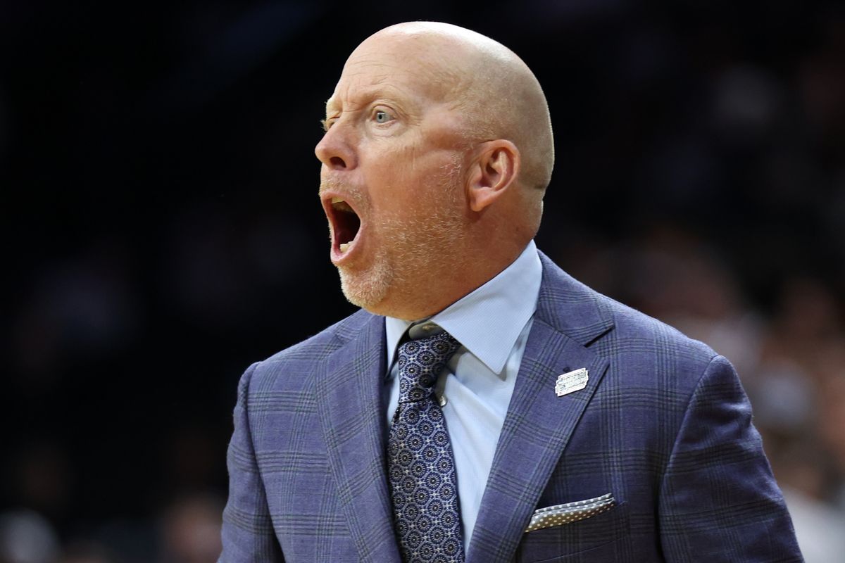 UCLA Bruins head coach Mick Cronin reacts in the second half during a second round game of the men's 2026 NCAA Tournament at Xfinity Mobile Arena.