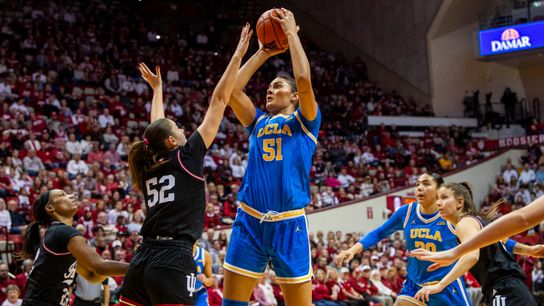UCLA's Lauren Betts' double-double pushes No. 1 Bruins past Hoosiers taken at Simon Skjodt Assembly Hall (UCLA)