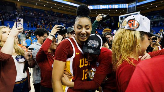 TST Images: USC defeats UCLA to win Big Ten Championship taken at Pauley Pavilion  (USC)