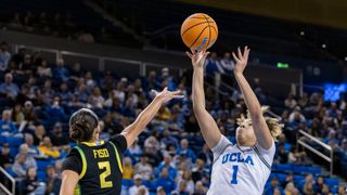 TST Images: UCLA defeats Oregon, 80-59, at Pauley Pavilion taken at Pauley Pavilion (UCLA Bruins). Photo by Jordan Teller - The Sporting Tribune