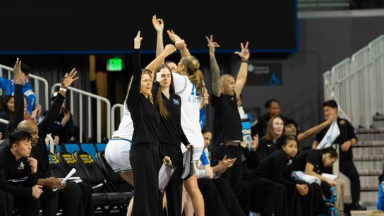 No. 2 UCLA claims portion of the Big Ten title after win over Washington taken at Pauley Pavilon (UCLA Bruins). Photo by John Panganiban-The Sporting Tribune