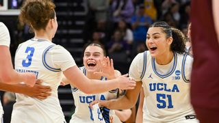 UCLA's defense reigns supreme as Bruins advance to Elite Eight taken at Golden1 Center (UCLA). Photo by  Ed Szczepanski-Imagn Images