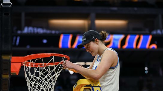 UCLA's Angela Dugalic leads the Bruins to a second-straight Final Four with her toughness taken at Golden 1 Center (UCLA). Photo by Ed Szczepanski-Imagn Images