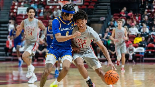 Dedan Thomas Jr. leads UNLV past San Jose State taken at Thomas & Mack Center  (UNLV)