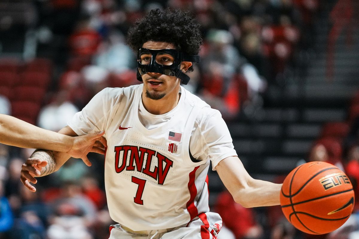 UNLV guard Al Green passes the ball during first half of college basketball game against Colorado State on Wednesday, Feb. 18, 2026 at Thomas & Mack Center in Las Vegas. UNLV guard Al Green passes the ball during first half of college basketball game against Colorado State on Wednesday, Feb. 18, 2026 at Thomas & Mack Center in Las Vegas.