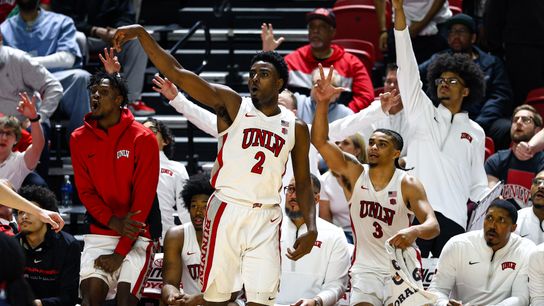 UNLV shows bid stealing potential by completing regular season sweep of Utah State taken Thomas & Mack Center (UNLV Rebels)