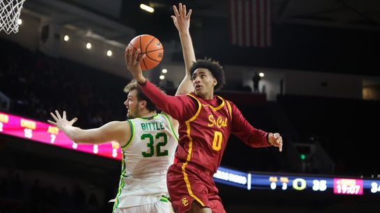 TST Images: Oregon beats USC, 71-70, at Galen Center taken Galen Center (TST Los Angeles). Photo by Darwin Walker - The Sporting Tribune