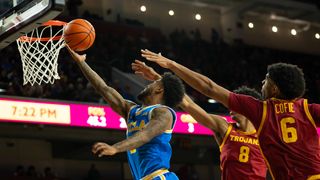Dent strikes again for UCLA in win against rival Trojans taken at Galen Center (UCLA Bruins). Photo by John Panganiban-The Sporting Tribune