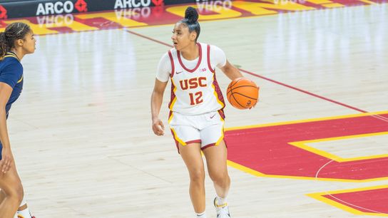USC women's secure first Big Ten win, Watkins records 7th straight 20-point game taken at Matthew McKnight Arena (USC)