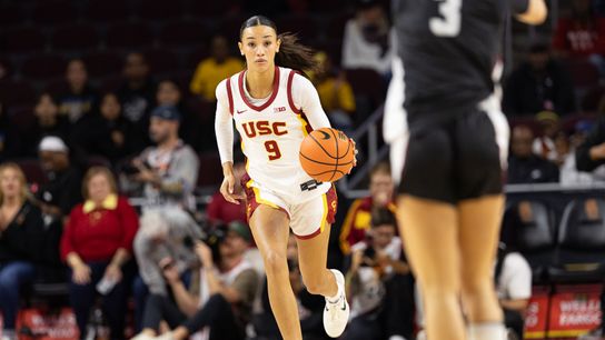 Jazzy Davidson's season high 24 points lead USC past California Golden Bears in nail-biting win taken at Chase Center  (USC)