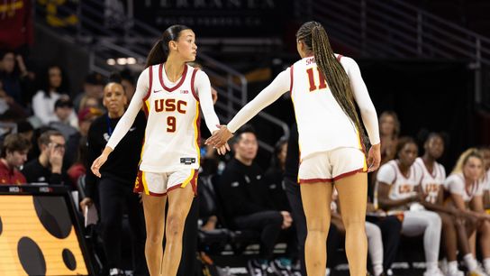 No.11 Trojans' dominate in the paint to pummel Portland   taken at Galen Center  (USC)