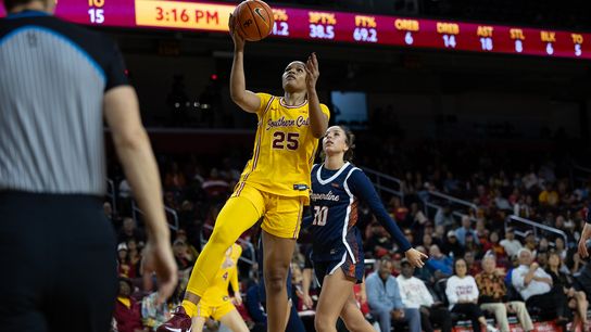 USC's offense continues to surge, fly past Pepperdine Waves taken at Galen Center  (USC)