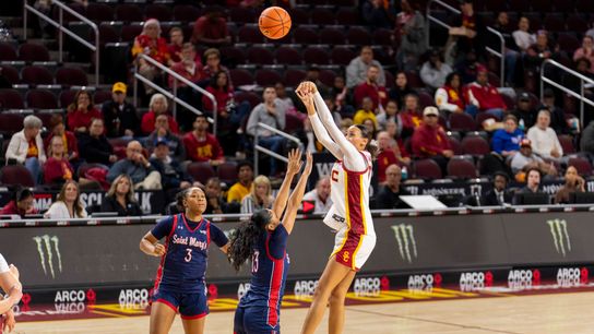 TST Images: USC defeats Saint Mary’s, 79-33, at Galen Center taken Galen Center