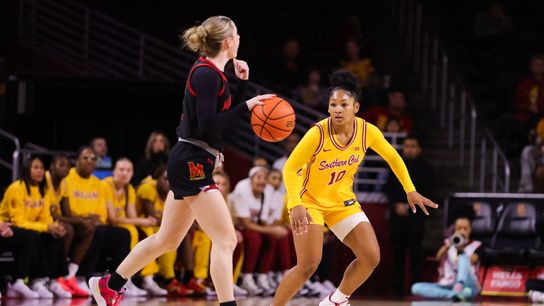 USC falters late against No.12 Maryland  taken at Galen Center  (USC)