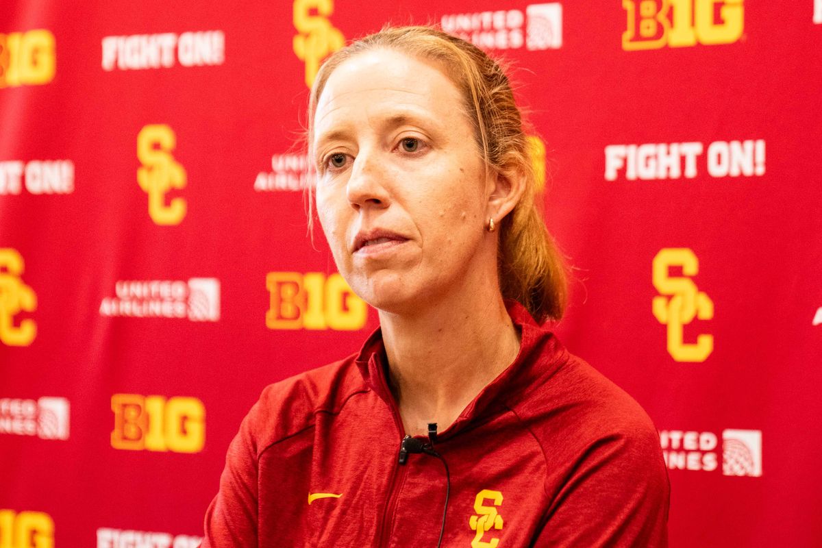 USC Head Coach Lindsay Gotlieb during media day, on Thursday, October 15th, 2026 in Los Angeles, California USC Head Coach Lindsay Gotlieb during media day, on Thursday, October 15th, 2026 in Los Angeles, California