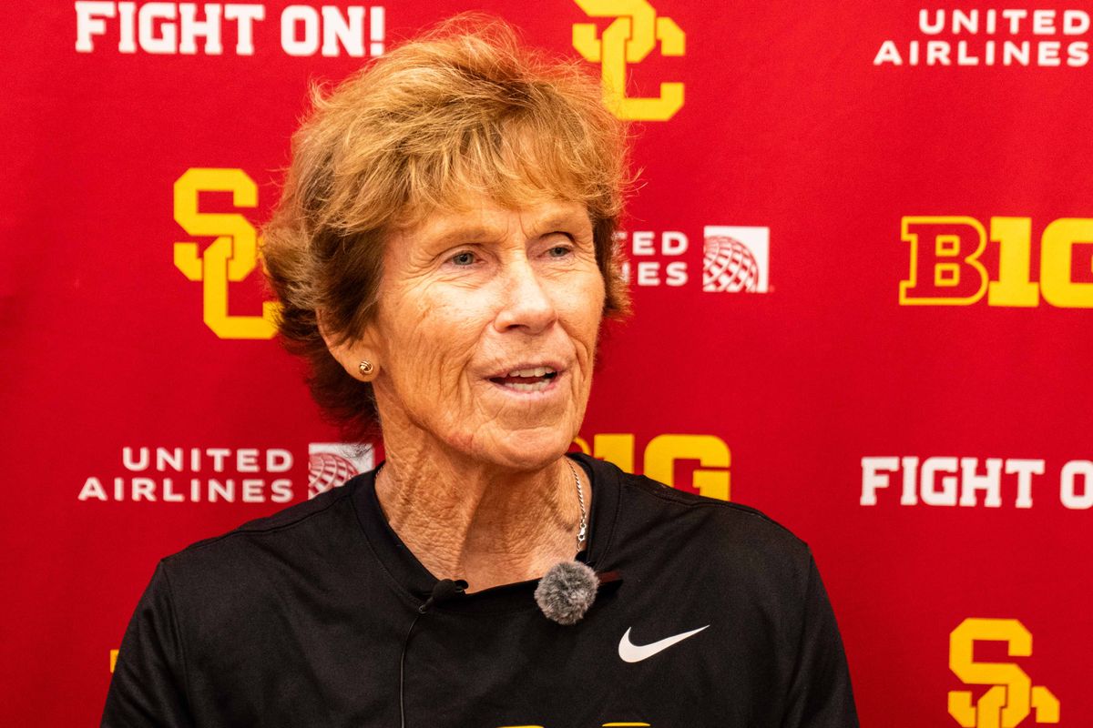 USC Associate Head Coach Beth Burns during media day, on Thursday, October 15th, 2026 in Los Angeles, California USC Associate Head Coach Beth Burns during media day, on Thursday, October 15th, 2026 in Los Angeles, California