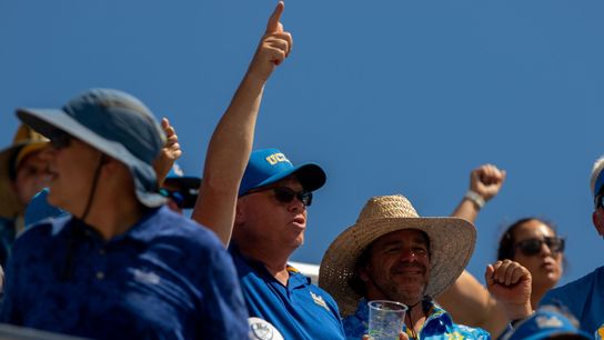 UCLA fans at the UCLA-Hawai'i game on Saturday, August 31, 2024 in Honolulu.