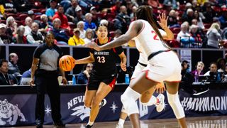 San Diego State women's basketball faces tough road as 2024-25 schedule released taken San Diego (San Diego State Aztecs). Photo by Derrick Tuskan - SDSU Athletics