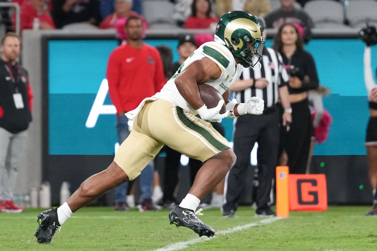 Colorado State running back Lloyd Avant (25) runs up the field during an NCAA football game against San Diego State University, Friday October 03, 2025 in San Diego, California. Colorado State running back Lloyd Avant (25) runs up the field during an NCAA football game against San Diego State University, Friday October 03, 2025 in San Diego, California.