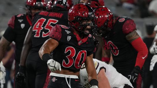 TST Images: SDSU defeat TXST 31-29, at Snapdragon Stadium taken Snapdragon Stadium (SDSU Aztecs)