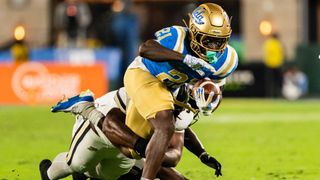 Wayne Knight leads offensive explosion in UCLA defeat of Purdue taken at Rose Bowl (UCLA Bruins). Photo by John Panganiban-The Sporting Tribune