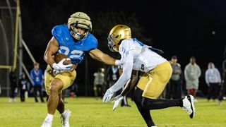UCLA players reflect on time in Westwood after Pro Day taken in Los Angeles (UCLA). Photo by Jordan Teller - The Sporting Tribune