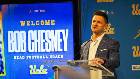 Bob Chesney is building something in UCLA... and he isn't going anywhere taken in Los Angeles (UCLA). Photo by Jack Haslett -- The Sporting Tribune