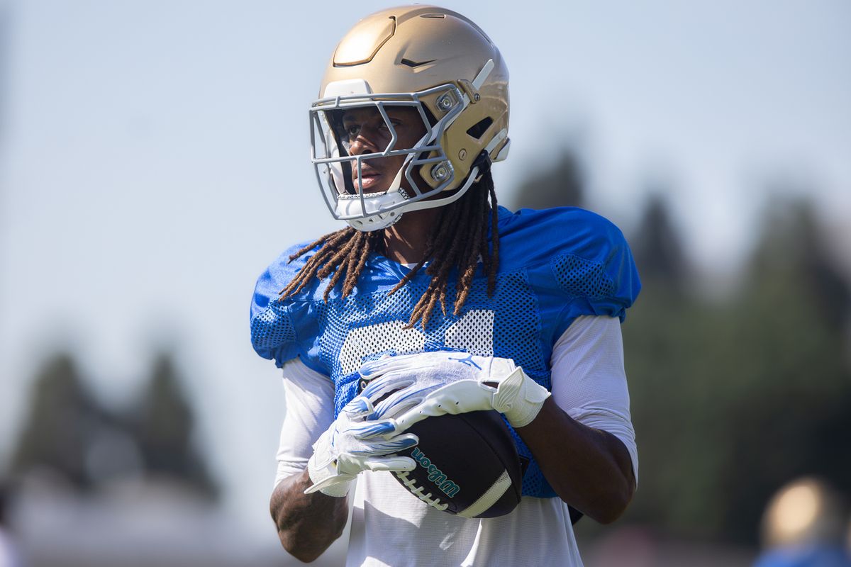 UCLA defensive back Chase Coleman (31) participates during practice at Wasserman Football Center, Tuesday, Aug. 25, 2026, in Los Angeles. UCLA defensive back Chase Coleman (31) participates during practice at Wasserman Football Center, Tuesday, Aug. 25, 2026, in Los Angeles.