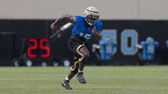 TST Images: UCLA Football practice at Wasserman Football Center taken at Wasserman Football Center (UCLA). Photo by Dakota Gray - The Sporting Tribune 